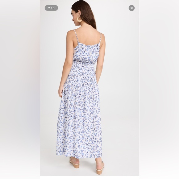 NWT Sundry Ditzy Smocked Maxi Dress Size 1 / Small - Picture 3 of 15